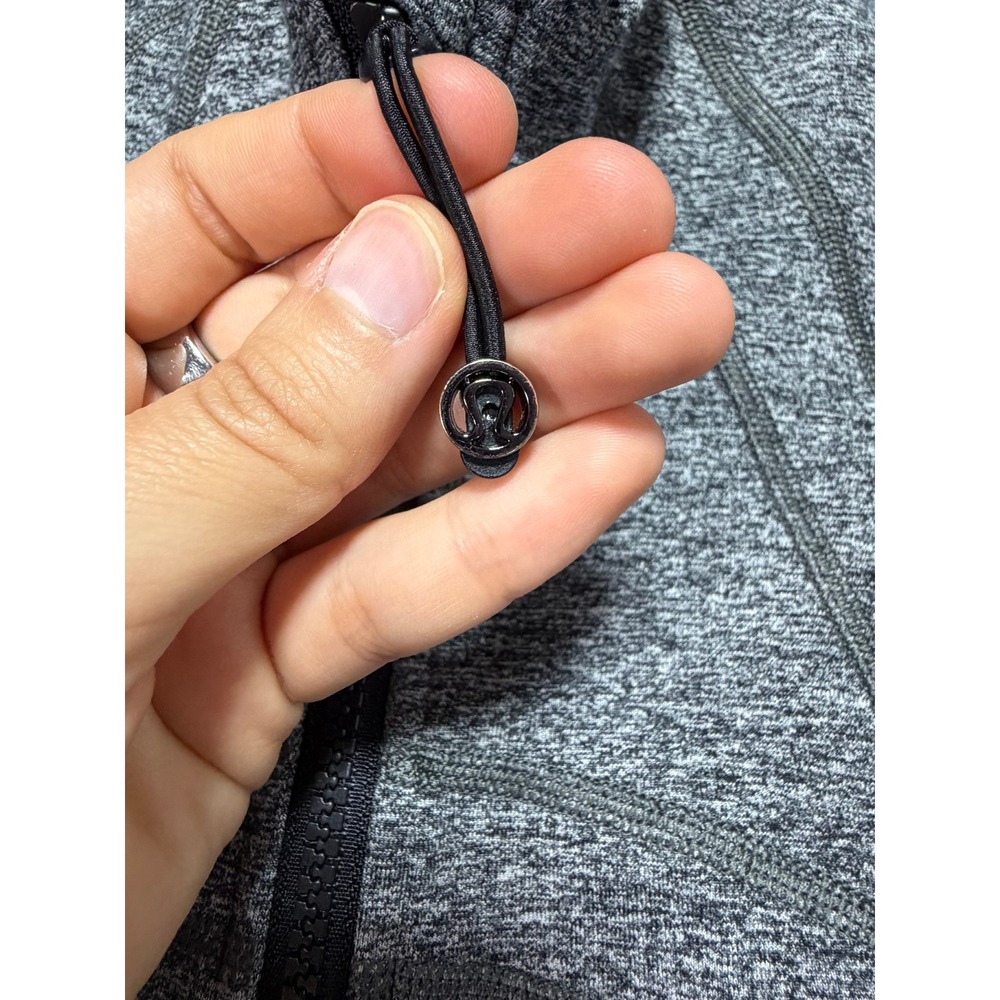 Lululemon Define Jacket 6 Heathered Black White Full Zip Luon Athleisure Sporty - Picture 2 of 7